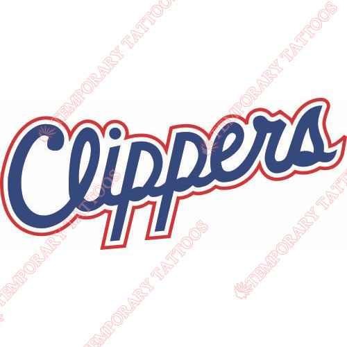 Los Angeles Clippers Customize Temporary Tattoos Stickers NO.1041
